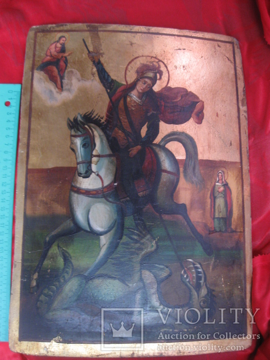 Икона Георгий Победоносец, фото №3