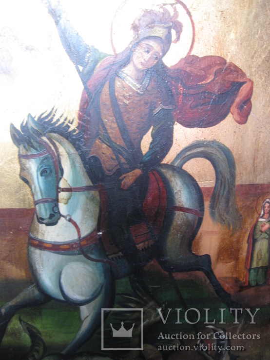 Икона Георгий Победоносец, фото №7