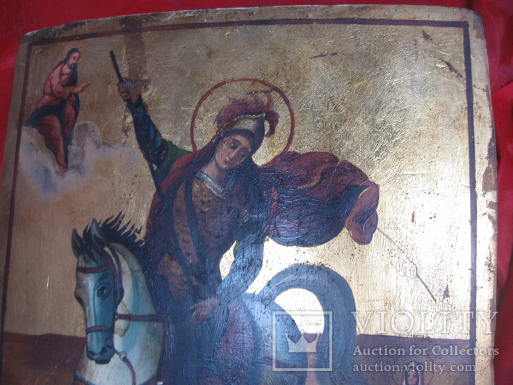 Икона Георгий Победоносец, фото №12