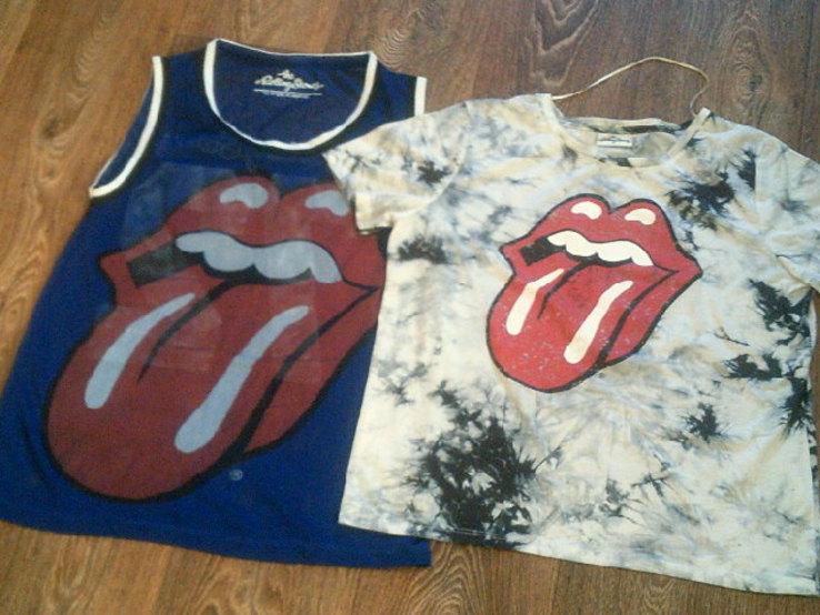 The Rolling Stones - фирменная сетка майка + футболка, photo number 5