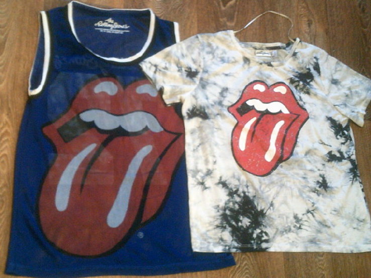 The Rolling Stones - фирменная сетка майка + футболка, photo number 6