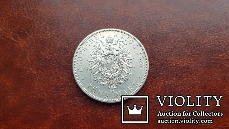 5 марок 1888 г.  Пруссия. Фридрих III., фото №9