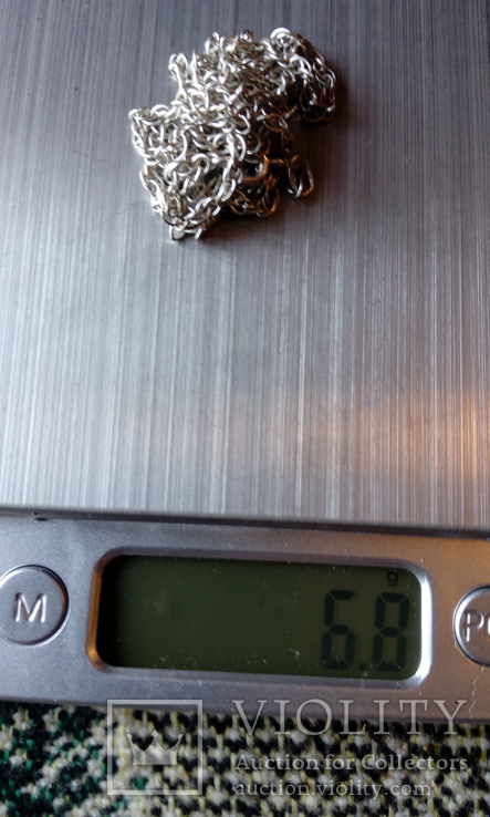Серебрянная цепочка 6.8 граммм, фото №6