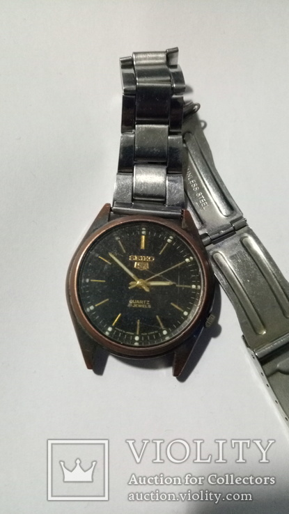 Часы-подделка под SEIKO 5, кварц, фото №3