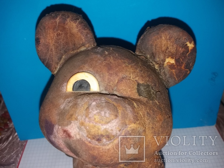 Старенький Олимпийский мишка из паралона или резины(?)., фото №7