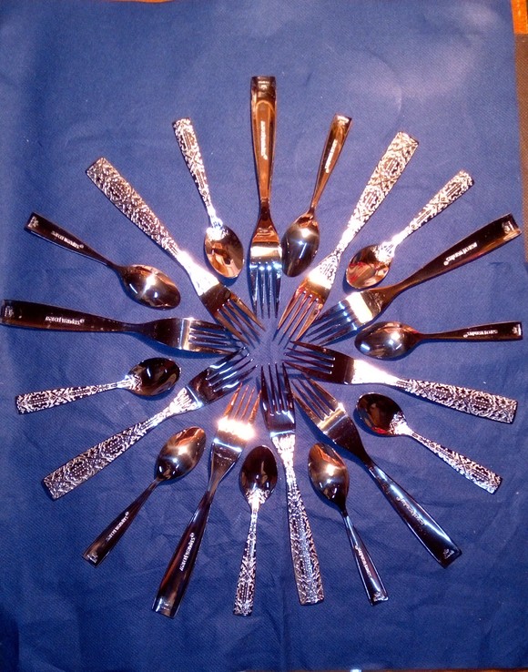Вилки, ножі, ложки чайні KLM "Marcel Wanders", фото №5