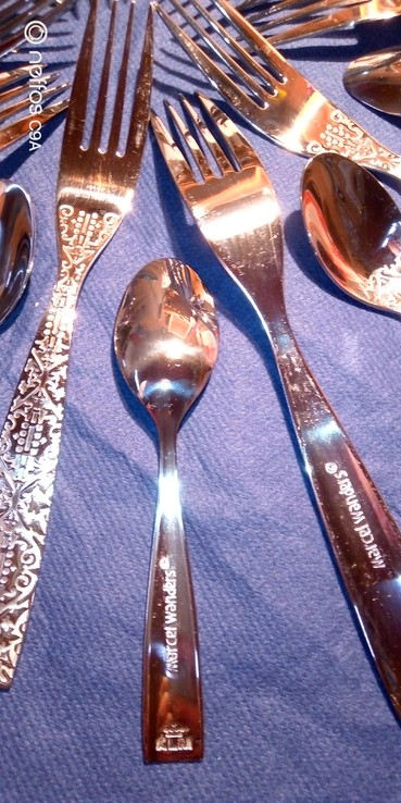 Вилки, ножі, ложки чайні KLM "Marcel Wanders", фото №7
