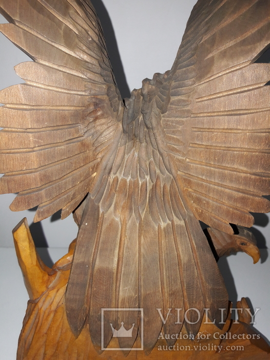 Статуэтка Орел из дерева, фото №3