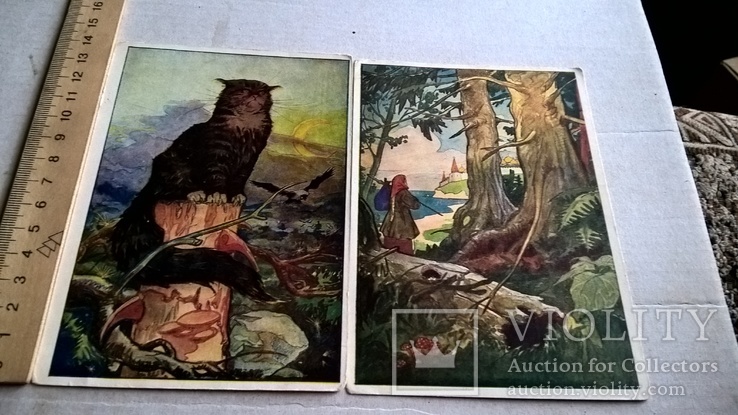 Две сказочные открытки ( 1958 год)., фото №2