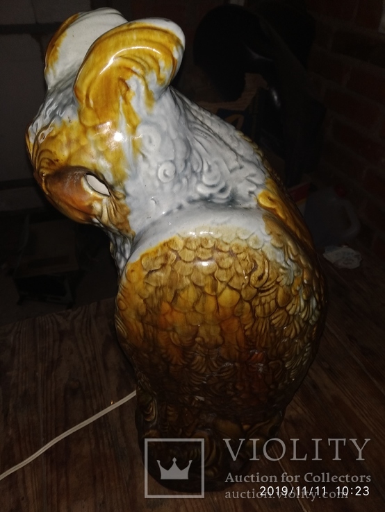 Фарфоровая сова светильник, фото №5