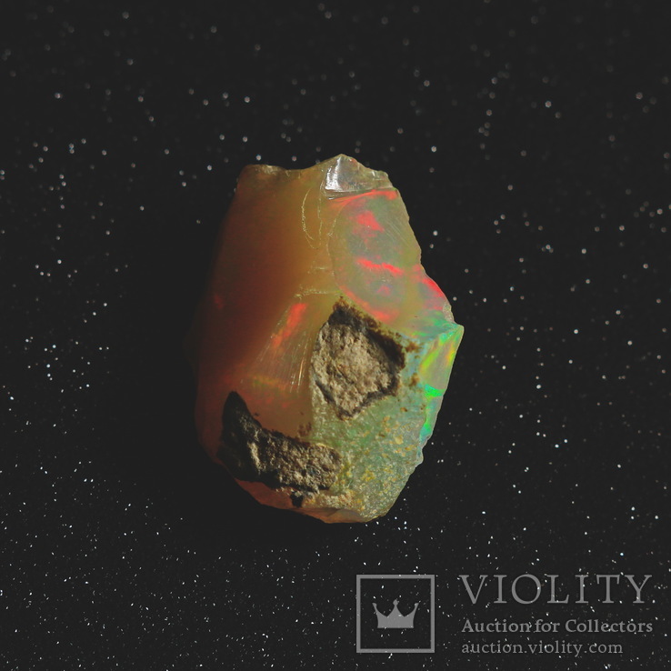 Stabilny opal etiopski 10.00 ct 19.4h14.5x9.5mm, numer zdjęcia 6