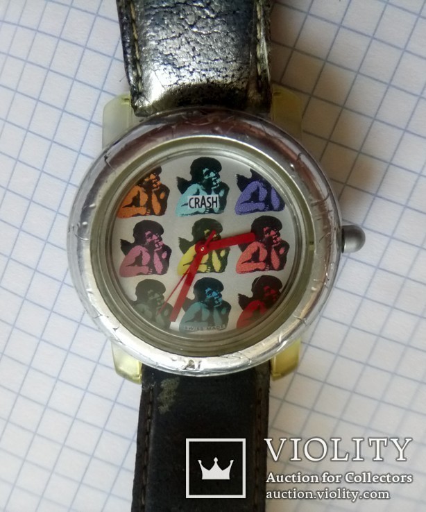   Винтажные часы, Swatch CRASH Swiss made, фото №2