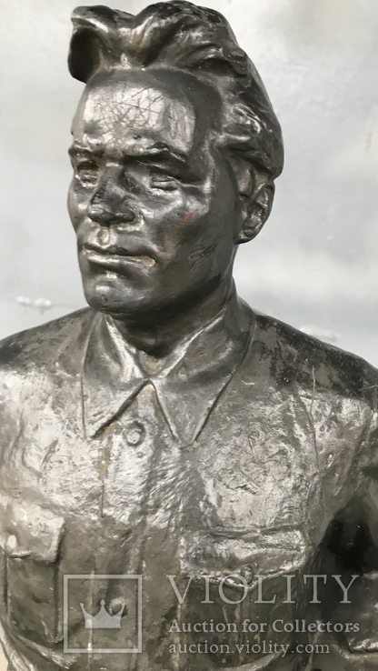 Фигура  бюст Киров скульптор Арапов 1964 год цена 32 рублей, фото №4
