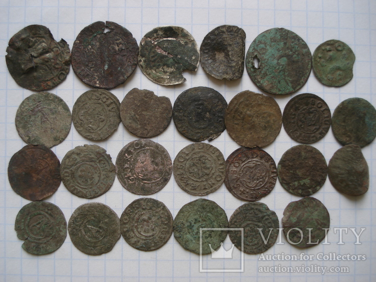 Монети середньовічної Європи (25шт.)