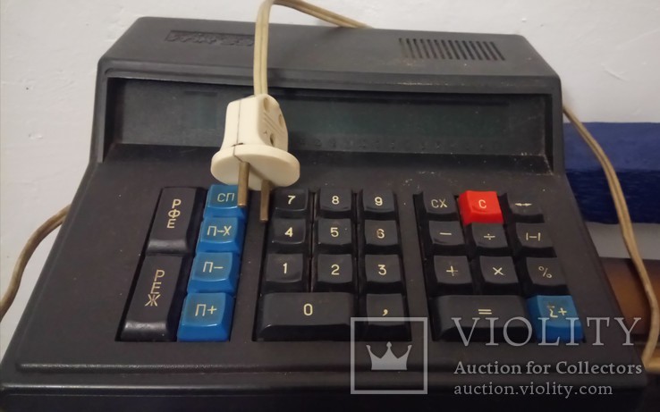 Электроника МК 59 1991 года, калькулятор от розетки, фото №2