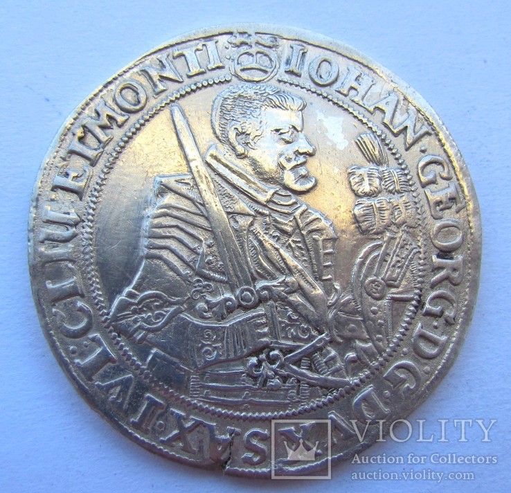 Талер 1633 р. Саксонія Іоан Георг