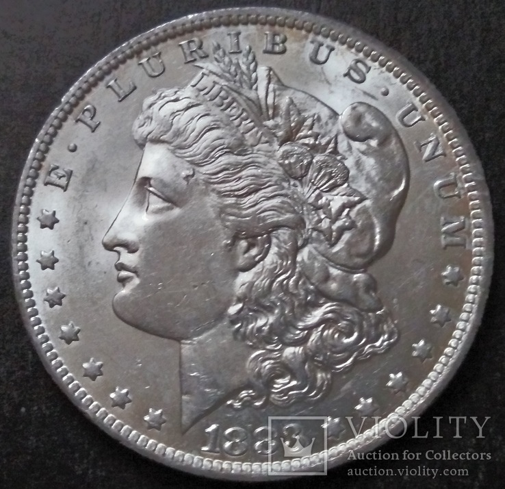 1 Доллар 1883 год О . Морган. Серебро.