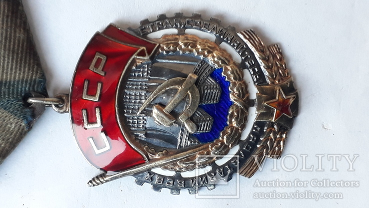 Орден Трудового Красного знамени - большой овал., фото №9