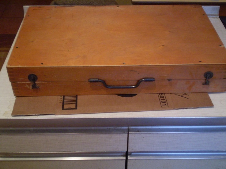 Переносной ящик органайзер для инструмента СССР Клеймо Завода, фото №2