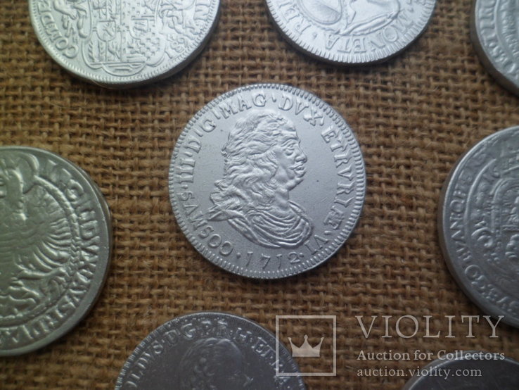Копії срібних монет  30см 21 см, фото №8