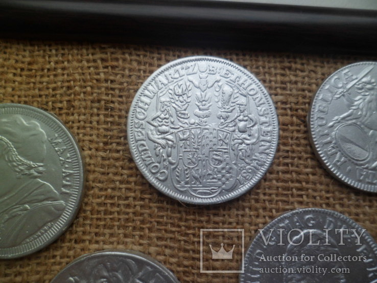 Копії срібних монет  30см 21 см, фото №9