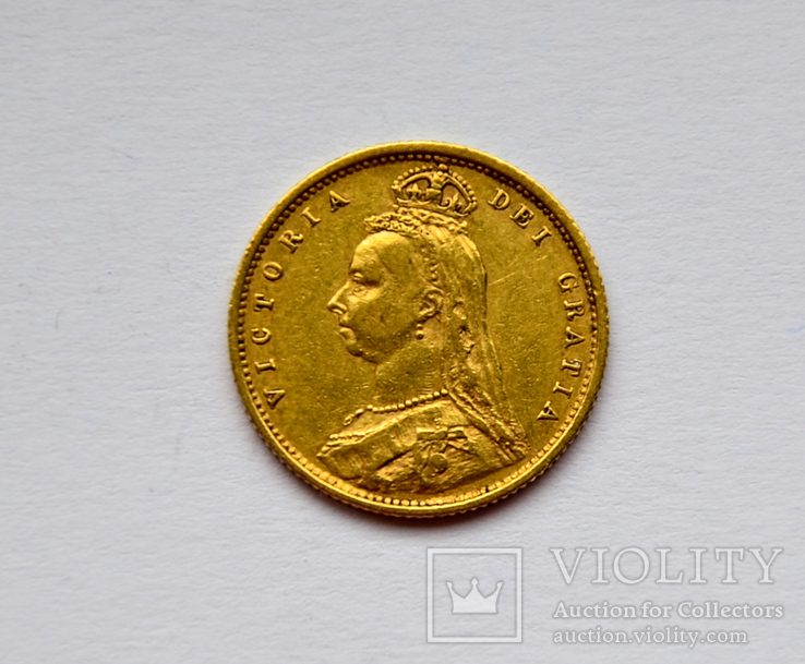 1890, half sovereign, фото №2