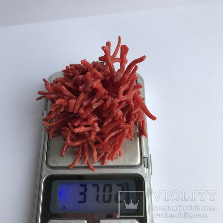 Коралловые бусы, 37 грамм, фото №6