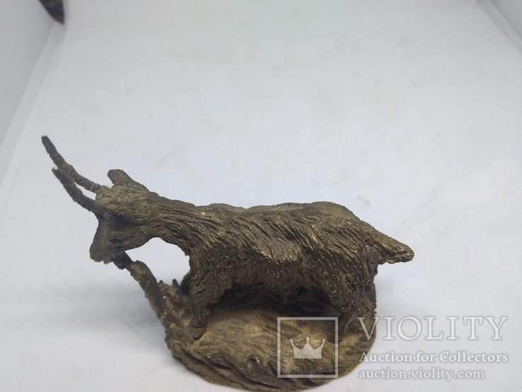 Бронзовая скульптура Горная коза, фото №5