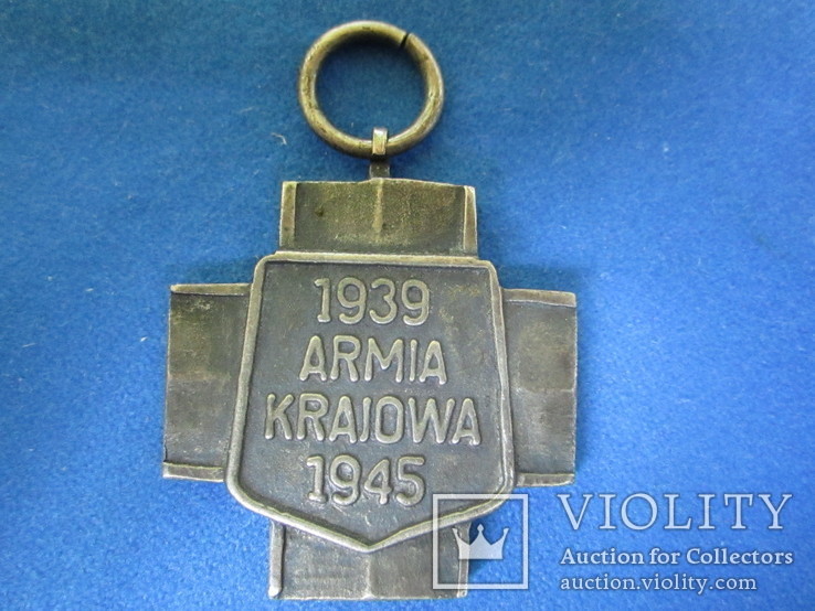 Медаль Армия Крайова 1939-1945., фото №3