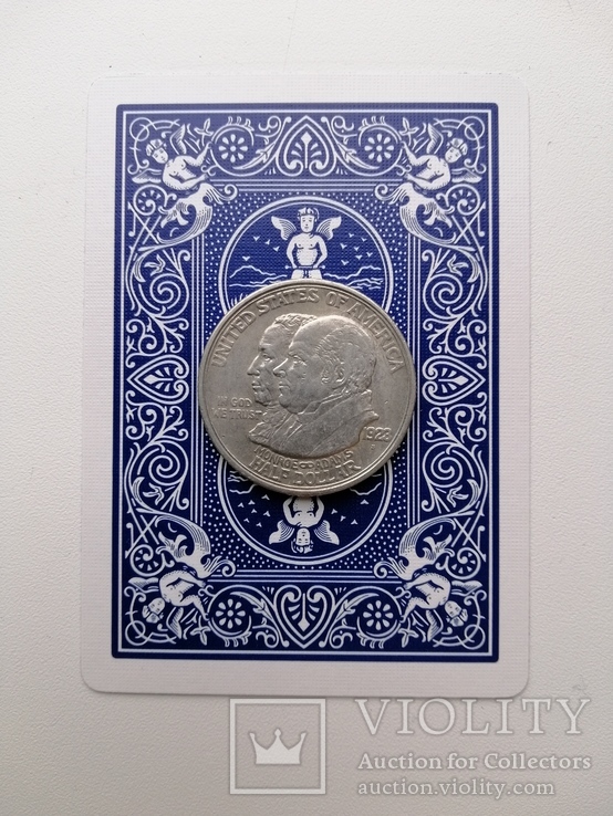 США, 1/2 долара ( 50 центів ) 1923 доктрина Монро, фото №2