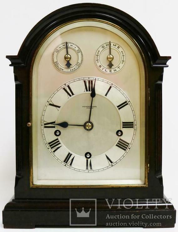 Старинные музыкальные настольные часы W &amp; H, фото №2