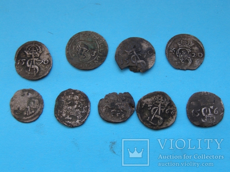Срібні монетки середньовіччя