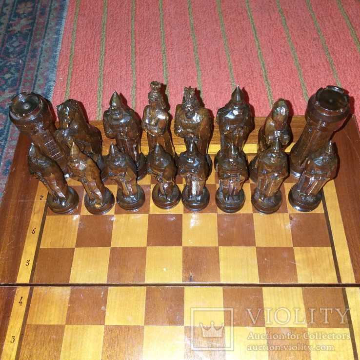 Большие шахматы, ручная работа СССР, фото №10