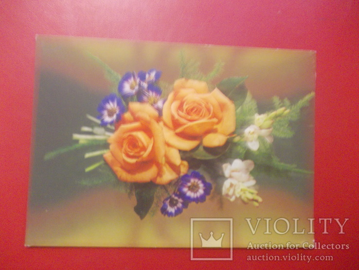 Цветы.3 открытки., фото №2