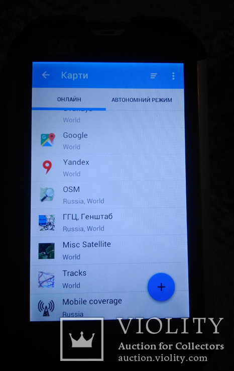 Захищений тел/навігатор Caterpillar + карти для копу+ картка 32гб, фото №8