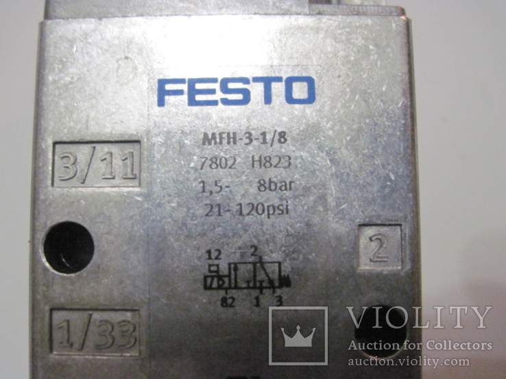 Пневморозподільник FESTO MFH-3-1/8, фото №3