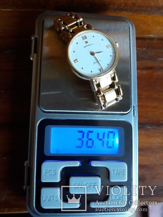 Годинник Breil  750 проба на ходу з браслетом, фото №6