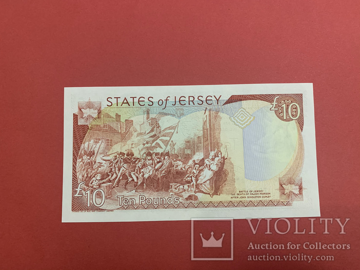 Jersey Джерси - 10 Pounds 2000 UNC, фото №3