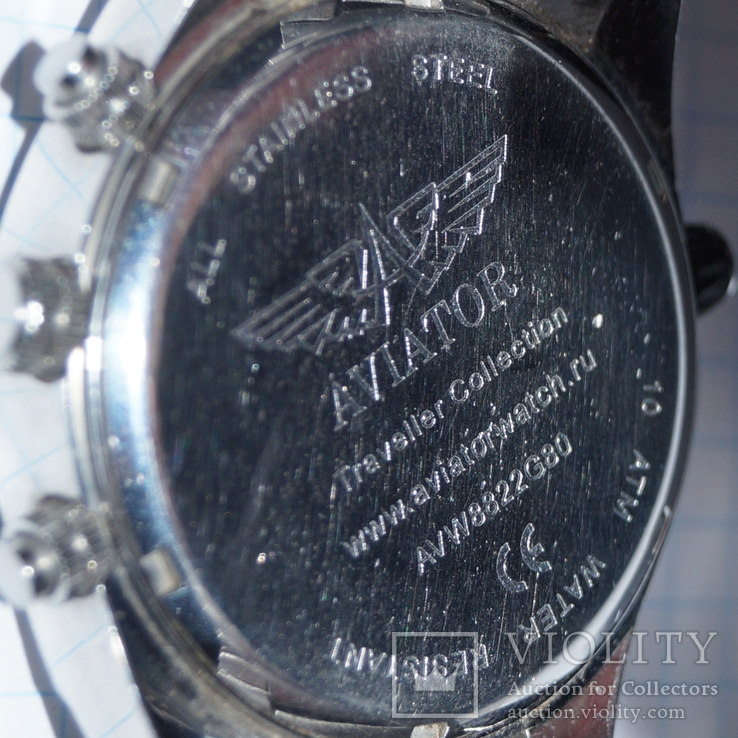 Часы для лётчиков AVIATOR Traveller Collection., фото №11