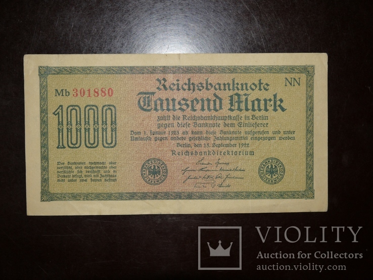 Германия 1000 1922