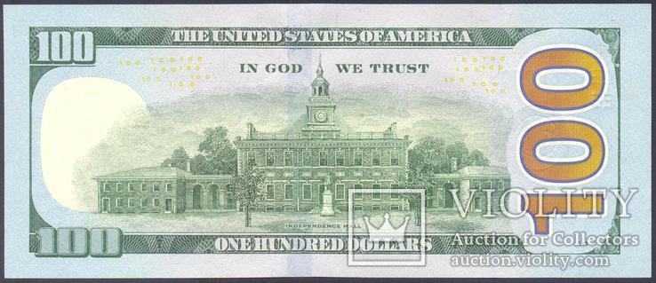 США - 100 $ долларов 2009 A - Richmond (E5) - UNC, Пресс, фото №4