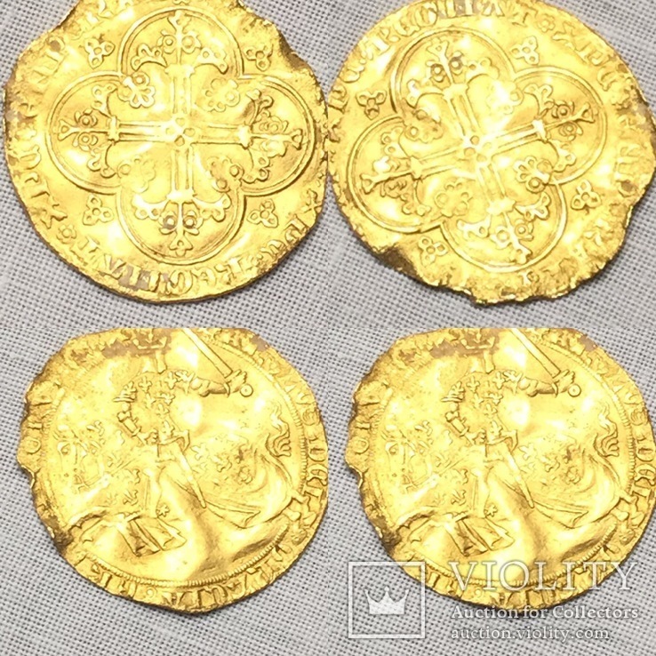Золотая монета CHARLES V (1364-80), FRANC À CHEVAL, фото №11