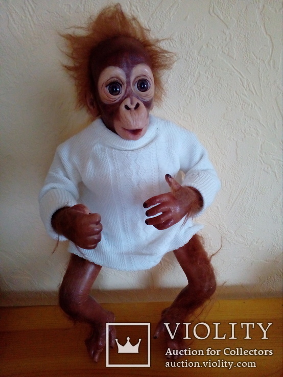 Кукла Simon Laurens monkey "Babe babe", фото №3