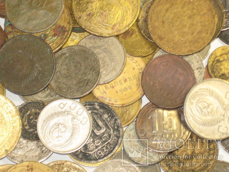Монеты до реформы  233 шт, фото №10