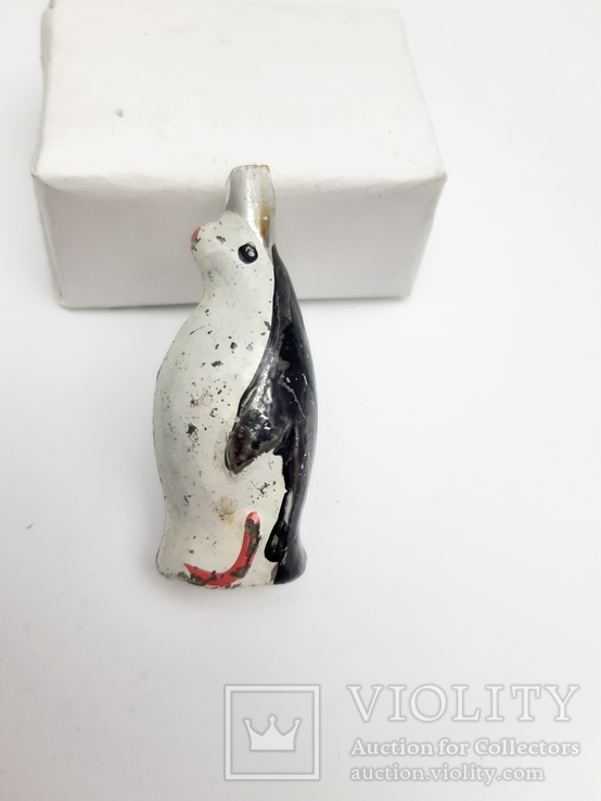 Елочная игрушка Пингвин, винтаж СССР, фото №2