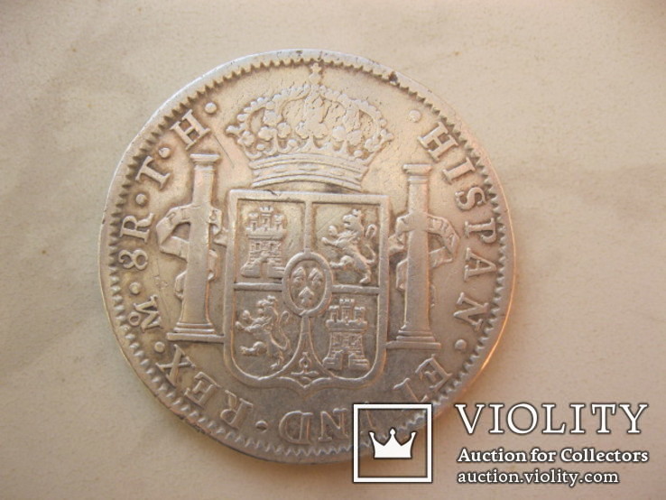 Испания - Мексика - 8 реалов - Фердинанд VII - 1809 год, фото №5