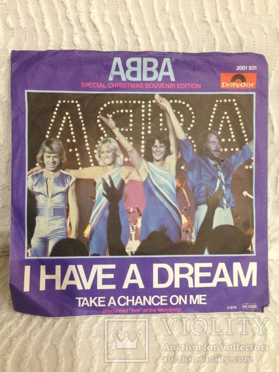 Пластинка abba 1979 г. made in w.germany