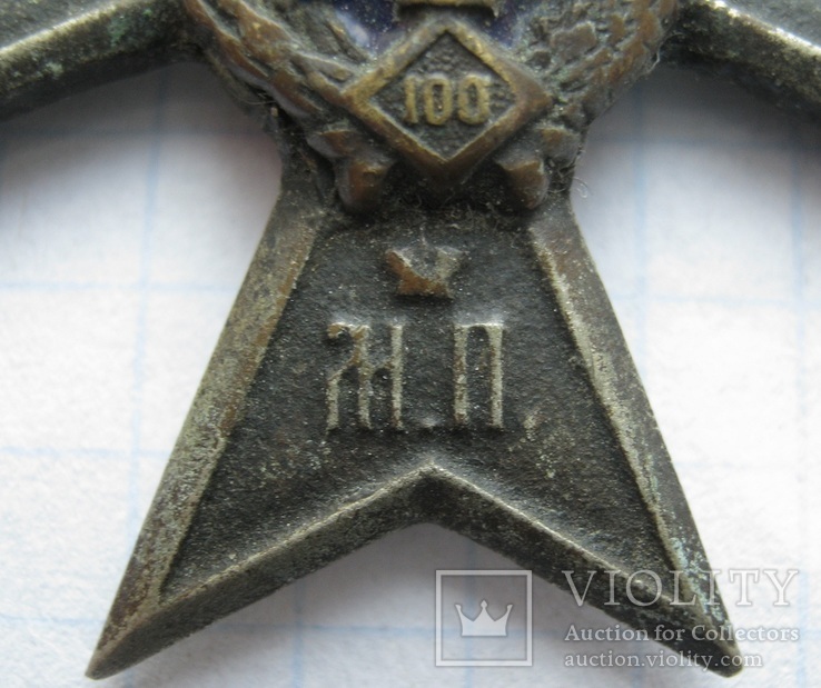 Полковик 137 Нежинский полк Белый металл, фото №7