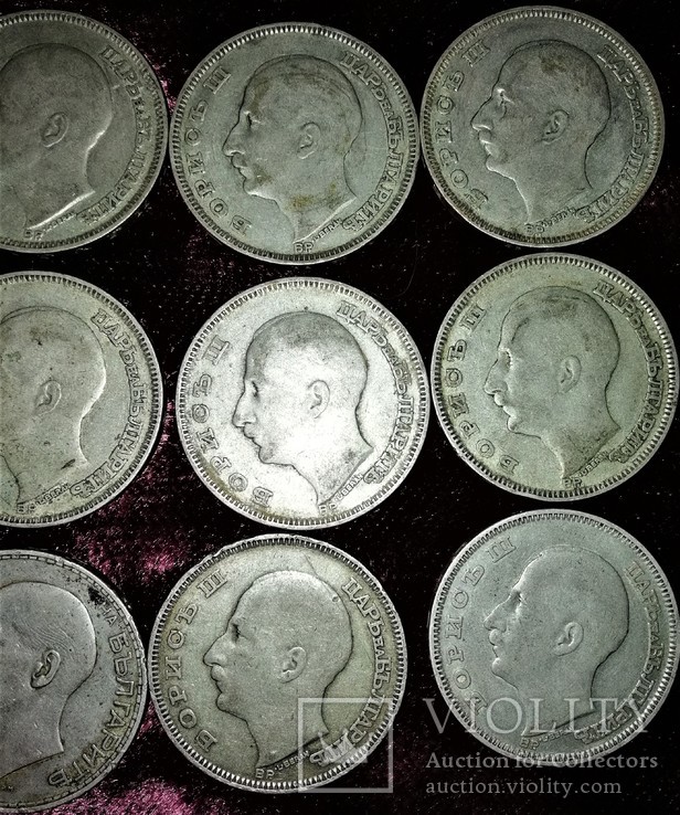 12 монет 100 лева. 11-1930 года. 1-1937 года (Серебро), фото №4