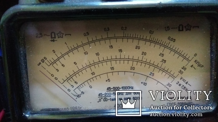 Тестер (мультиметр) СССР 1961г.в., фото №5